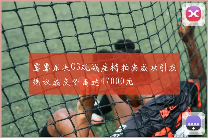 霉霉东决G3观战座椅拍卖成功引发热议成交价高达47000元